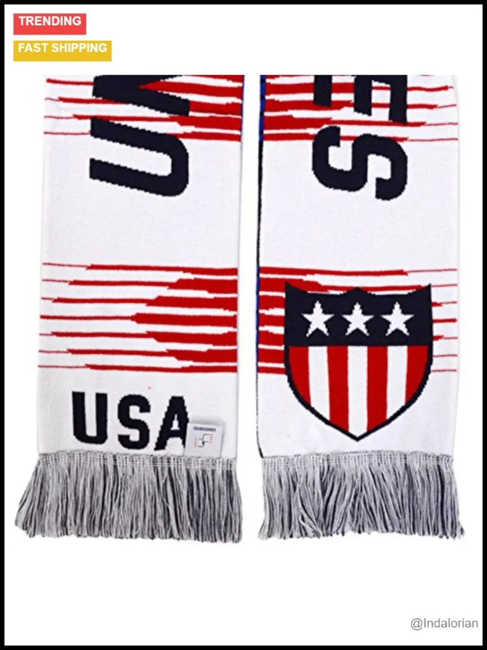 High-Definition Continuous Knit Acrylic Spandex Scarf 60x7
